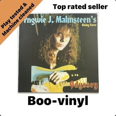 Yngwie J. Malmsteen's Rising Force - Odyssey LP A1U/B1U 1988 Vinyl Vg+ / Nm