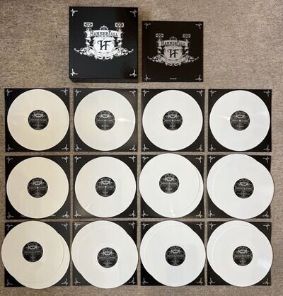 HammerFall The Vinyl Collection Limited Edition 18 White Vinyl LP Box Set - Rare