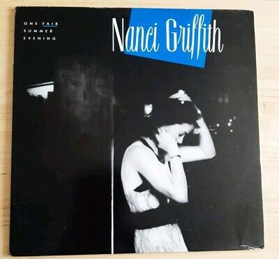 NANCI GRIFFITH One Fair Summer Evening LP (1988 MCA) UK Original Live LP