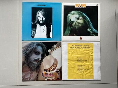 4 x Leon Russell LP's Carney & The Shelter People Live In Concert NICE CONDITION