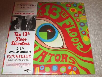 13th FLOOR ELEVATORS - THE PSYCHEDELIC SOUNDS OF 2LP PSYCHEDELIC COLOURED VINYL