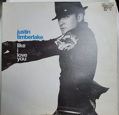 JUSTIN TIMBERLAKE LIKE I LOVE YOU 2002 4 MIX 12" VINYL W/ EXTENDED CLUB MIXES