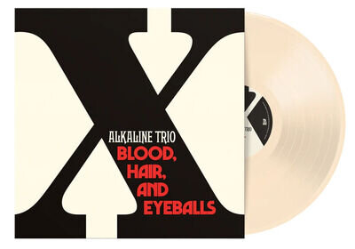 ALKALINE TRIO BLOOD HAIR AND EYEBALLS BROOKLYN VEGAN USA BONE VINYL LP 300 ONLY