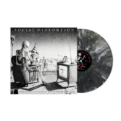 SOCIAL DISTORTION MOMMYS LITTLE MONSTER BLACK & WHITE MARBLE VINYL USA LP SEALED