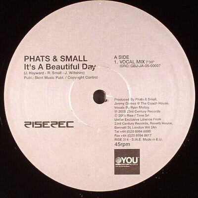 Phats Small - It's A Beautiful Day - Used Vinyl Record 12 - T6244z