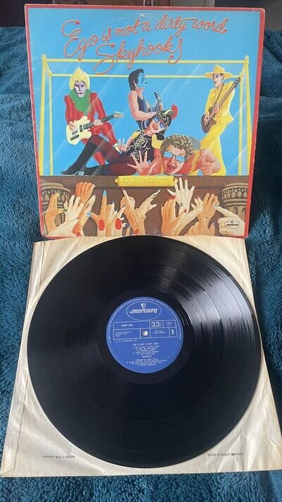 ** SKYHOOKS - Ego is not a Dirty Word ** 12" Vinyl Mercury Records VG+ G/Fold