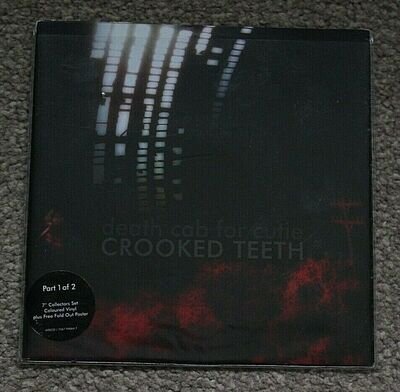 DEATH CAB FOR CUTIE CROOKED TEETH PART 1 UK 7" GREEN VINYL ATLANTIC AT 0232