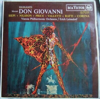 Don Giovanni Highlights – Mozart; Leinsdorf; Vinyl LP (RCA Victor ‎- RB 6654)