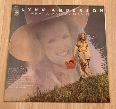 LYNN ANDERSON WHAT A MAN MY MAN IS LP 1974 - nice clean copy UK A1/B1