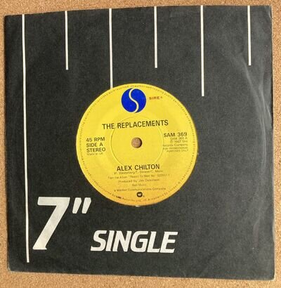 The Replacements-Alex Chilton- Rare Promo Vinyl 7"