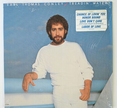 EARL THOMAS CONLEY TREADIN' WATER LP 1984 -