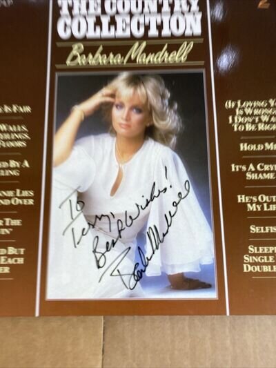 BARBARA MANDRELL - THE COUNTRY COLLECTION = SIGNED WITH DEDICATION