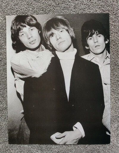 The Rolling Stones - Jagger, Richards & Jones - Magazine Picture / Poster - RARE