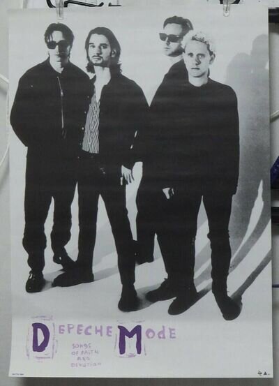 DEPECHE MODE Songs of Faith and Devotion 1993 Japan Original Promo Poster 20x28