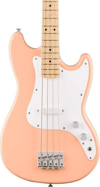 Squier FSR Sonic Bronco Bass, Shell Pink