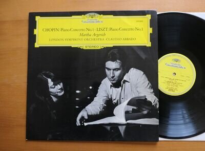 DG 139 383 Martha Argerich Chopin Liszt Piano Concerto no. 1 Abbado EX