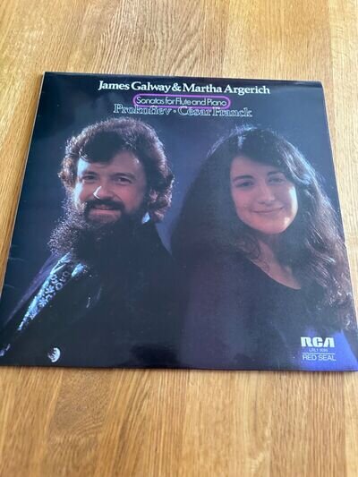 James Galway & Martha Argerich – LP - Sonatas For Flute & Piano - 1975