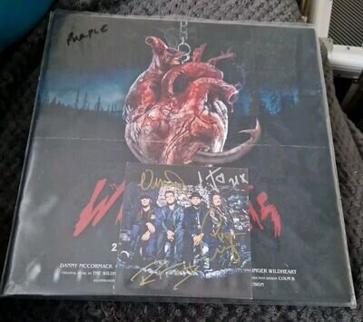 The Wildhearts 21st Century Love Songs Ltd Purple Vinyl + Signed Postcard.