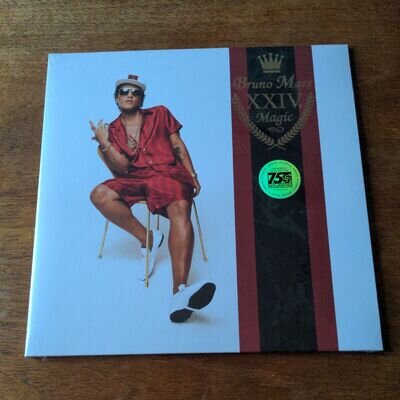 Bruno Mars 24k Magic LP Vinyl NEW Limited edition Clear Vinyl Sealed