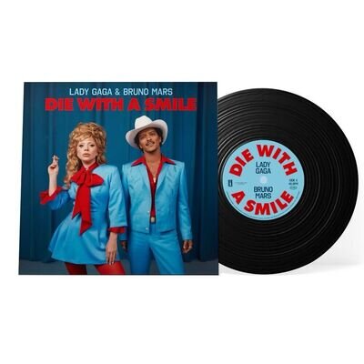 *PREORDER* Lady Gaga & Bruno Mars - Die With A Smile 7” Vinyl NEW/SEALED