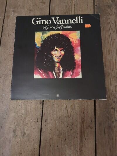 GINO VANNELLI - A Pauper In Paradise (LP) UK 1st Press A1/B1 1977 VG++