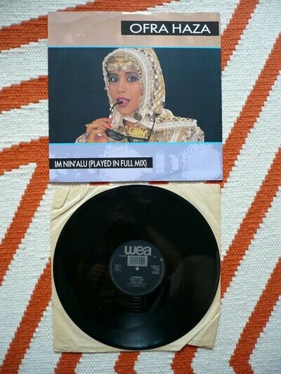 Ofra Haza Im Nin'Alu (Played In Full Mix) 12" Vinyl UK 1988 WEA Single EXC