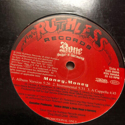 Bone Thugs-N-Harmony - Money, Money (12", Promo)