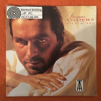 Thomas Anders- Love Of My Own- True Love- Teldec Records 7” 1989