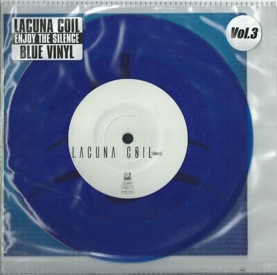 LACUNA COIL - ENJOY THE SILENCE 2006 UK 7" BLUE VINYL DEPECHE MODE COVER VERSION