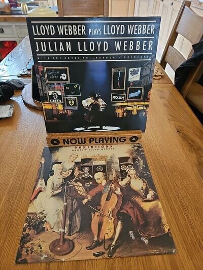 JULIAN LLOYD WEBBER JOB LOT with RPO Plays Lloyd Webber 12" Vinyl LP Variations