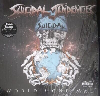 World Gone Mad by Suicidal Tendencies Double Blue Vinyl (Record, 2016)