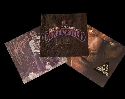 JOHN FOGERTY Solo Album x 3 Bundle Centerfield Ex Creedence Clearwater Revival