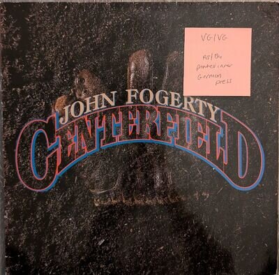 John Fogerty Centerfield Vinyl Record VG/VG 925203-1 1985