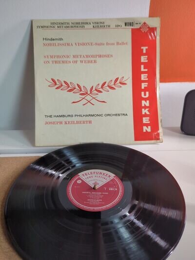 Telefunken LP GMA 24 Hindemith Nobilissima Visione etc Joseph Keilberth Vinyl EX