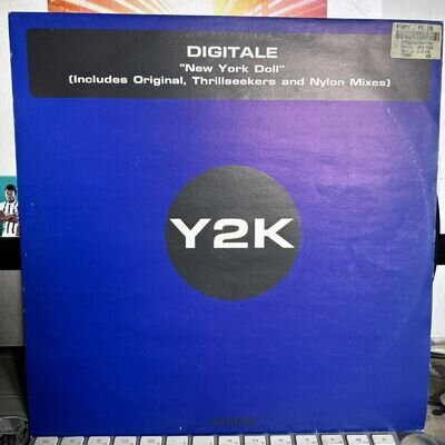 Digitale New York Doll Y2K 1999 UK 12" TRANCE VGC Rare Thrillseekers Mix