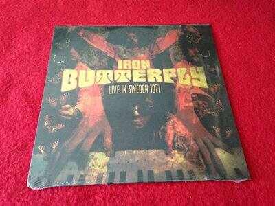 IRON BUTTERFLY LIVE IN SWEDEN 1971 MINT SEALED VINYL LP 2014 FREE POSTAGE