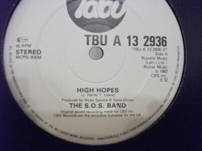 the s.o.s band high hopes 12in vinyl