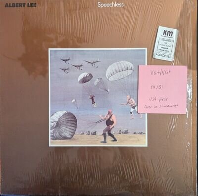 Albert Lee Speechless Vinyl Record VG+/VG+ MCA-5693 1986 1st Press