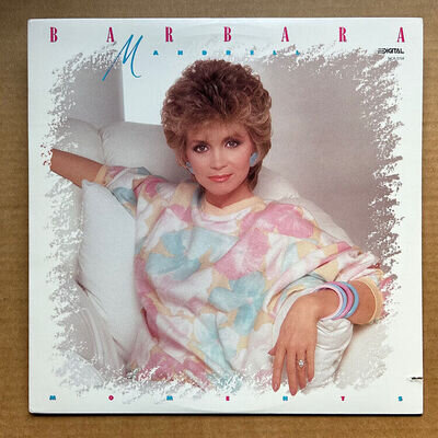 BARBARA MANDRELL MOMENTS LP 1986 - nice copy with saw cut in cover USA