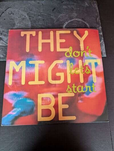 they might be giants Don't Let S Start Vinyl LP With Inner