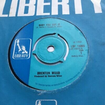 BRENTON WOOD - ‘BABY YOU GOT IT’ / ‘CATCH YOU ON THE REBOUND’ LIBERTY 15065 1968