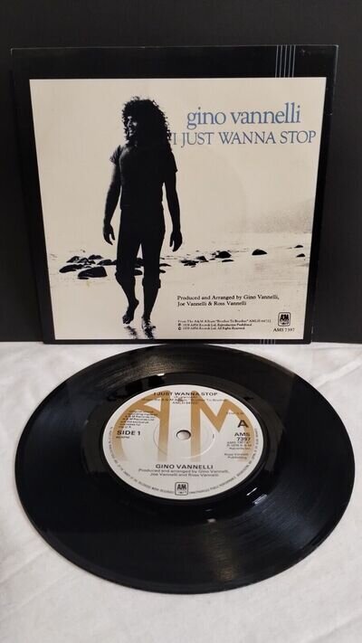 Gino Vannelli - I Just Wanna Stop - Vinyl Record 7" Single - 1978 AMS7397 Tested