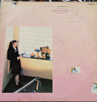 Nanci Griffith - Little Love Affairs (Vinyl) VG/VG With Insert