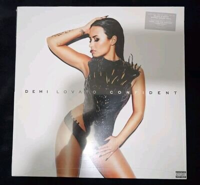 Demi Lovato CONFIDENT Vinyl LP Black White Dipped Colour Vinyl Record New Sealed