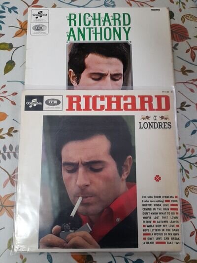 Richard Anthony - 2 x 1960s Vinyl Albums