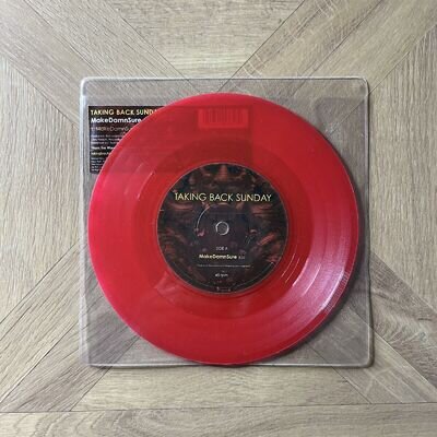 Taking Back Sunday Make Damn Sure 7inch Vinyl Red(2006)