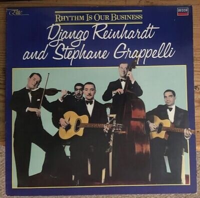 DJANGO REINHARDT & STEPHANE GRAPPELLI-RHYTHM IS OUR BUSINESS VINYL LP-KTBC 55