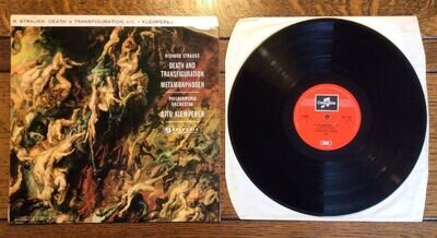 Richard Strauss Death & Transfiguration Otto Klemperer Columbia SAX 2437 Record