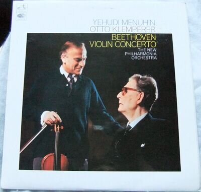 Beethoven Violin Concerto; Menuhin Klemperer; Vinyl LP (HMV ASD 2285)