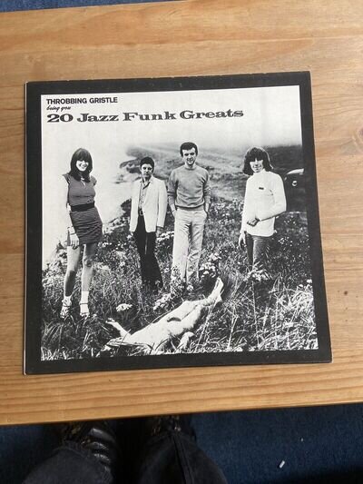 THROBBING GRISTLE bring you ' 20 Jazz Funk Greats ' - BLACK AND WHITE vinyl